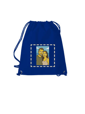 Simpsonovi z vlastnej fotky vak Royal Blue Mal