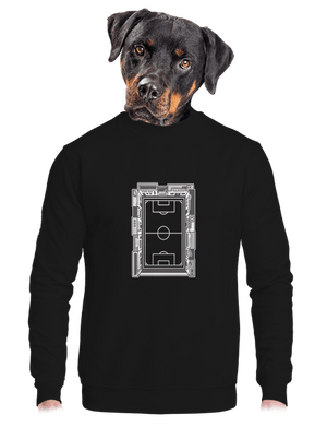 unisex mikina bez kapucne