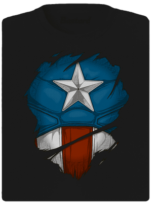 Captain Inside dámske športové tričko Black