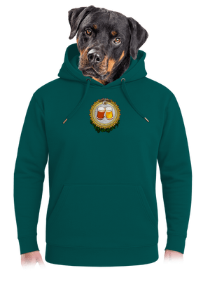 Pivný horoskop: Blíženec unisex mikina premium Emerald Green