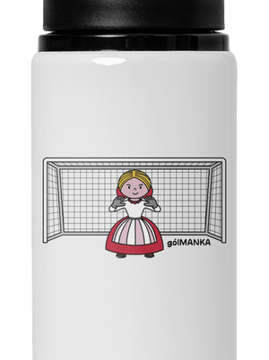 Gólmanka flaša na vodu White