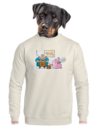 unisex mikina bez kapucne