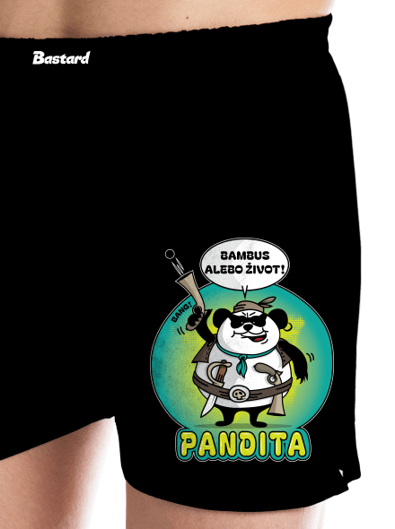 Pandita pánske trenky Black