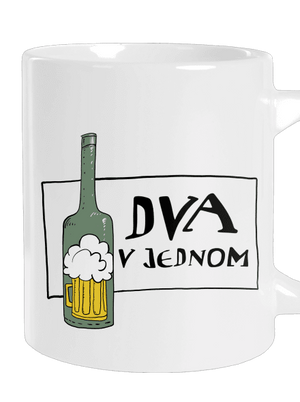 Dva v jednom veľký hrnček White