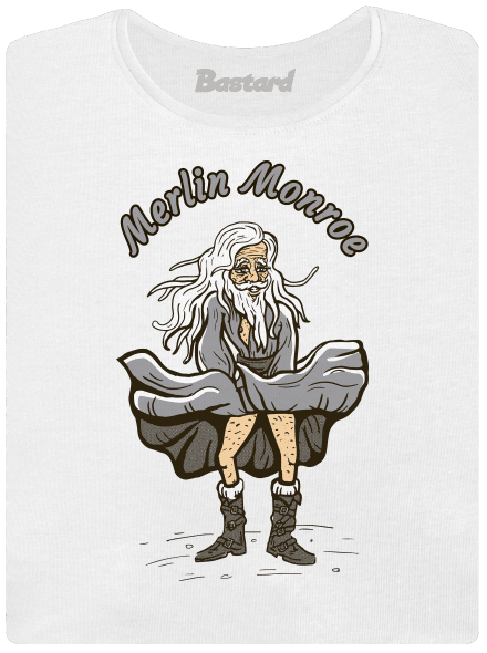 Merlin Monroe dámske tričko prémium White