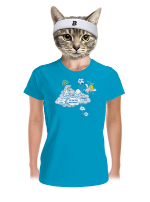 Out dámske športové tričko Blue Atol