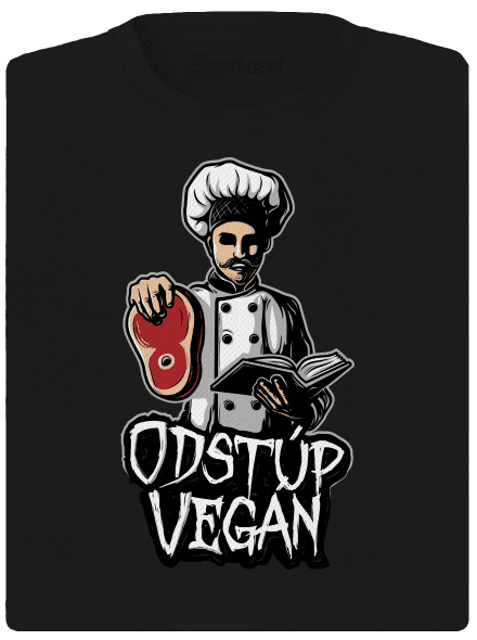 Odstup vegane dámske športové tričko Black