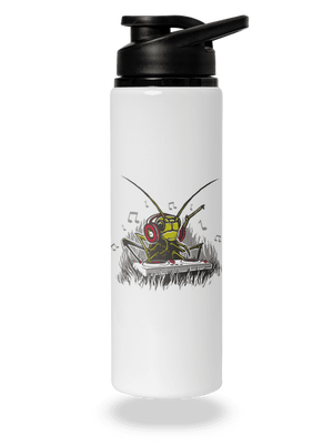 DJ Cvrček flaša na vodu White