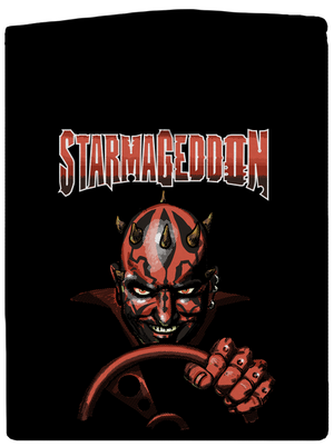 Starmageddon dámska mikina na zips Black