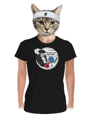 Slovenský hokej dámske športové tričko Black