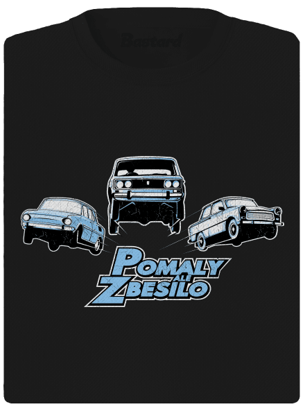 Pomaly a zbesilo dámske športové tričko Black