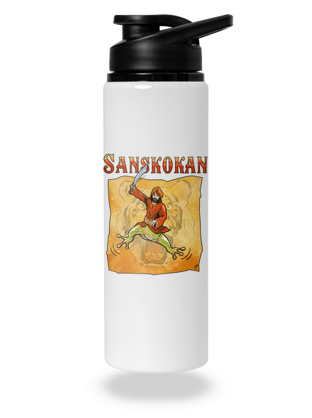 Sanskokan flaša na vodu White