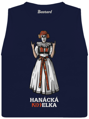 Hanácká Kisselka dámske tielko voľné Navy