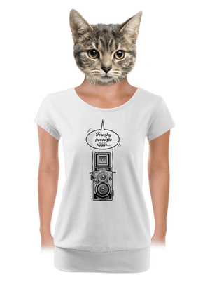 dámske tričko s lemom