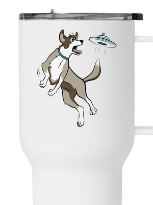 Lietajúci tanier termohrnček White