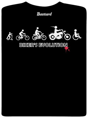 Biker’s Evolution detské tričko Black