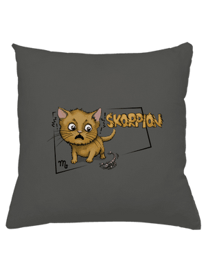 Mačací horoskop: Škorpion vankúš Gray Pol