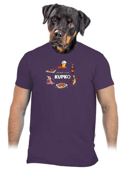 Slovenské kupko pánske tričko Urban Purple