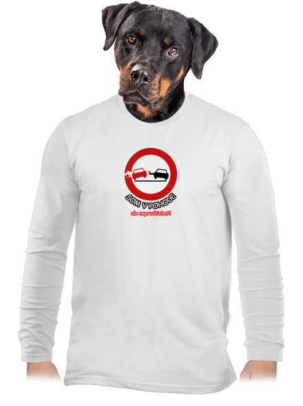 Nepredbiehať pánske dlhý rukáv White