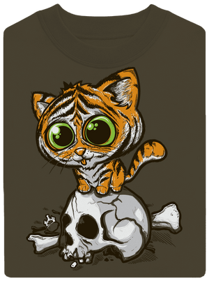 Tigrík unisex mikina bez kapucne Urban Khaki