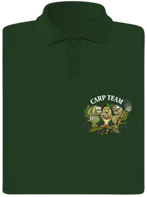 Carp Team pánska polokošeľa Bottle Green Mal