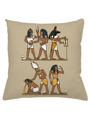 Egyptská párty vankúš Beige