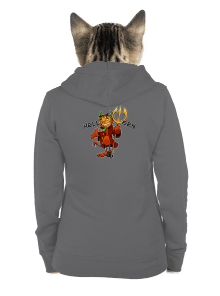 Helloween dámska mikina na zips Steel Gray