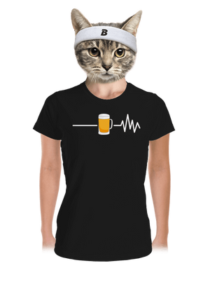 Beer help dámske športové tričko Black