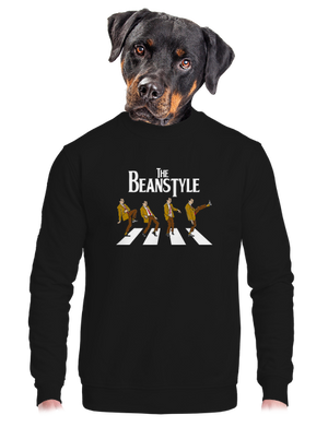 unisex mikina bez kapucne