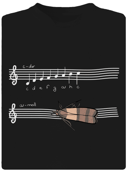 A - moll detské športové tričko Black