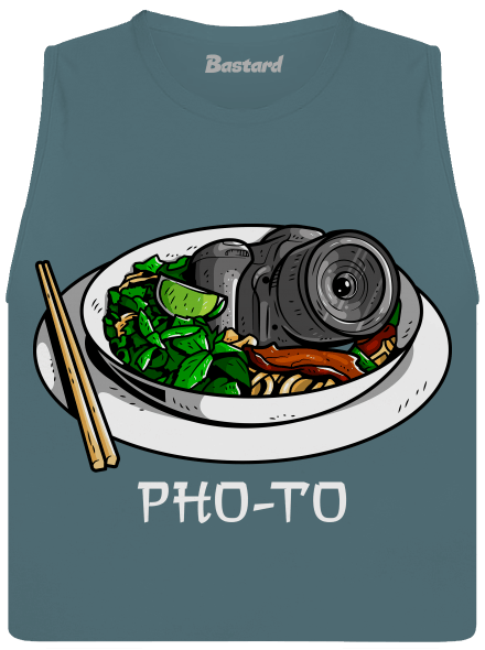 Pho-to dámske tielko voľné Heather Deep Teal