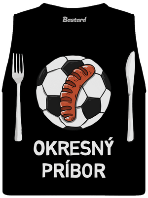 Okresný príbor dámske tielko voľné Black