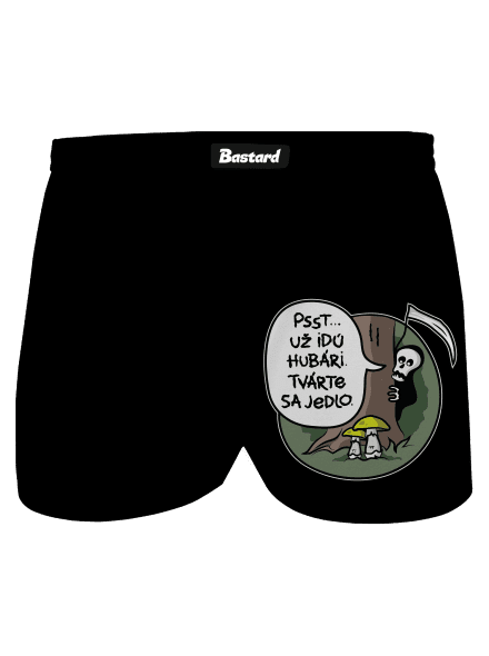 Muchotrávky zelené pánske trenky Black