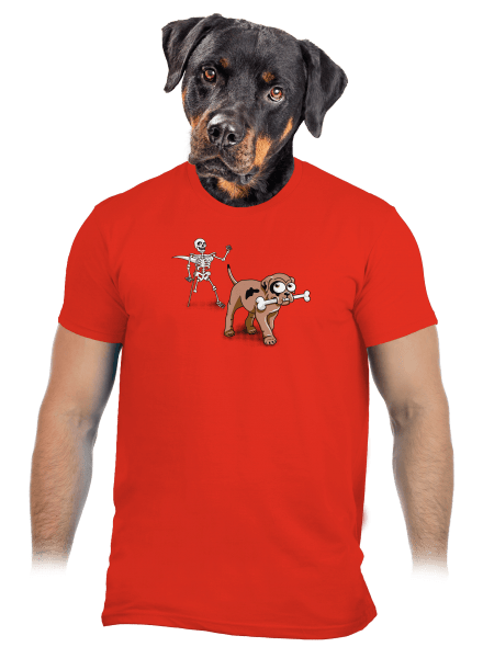Kostlivec pánske tričko Fiery Red