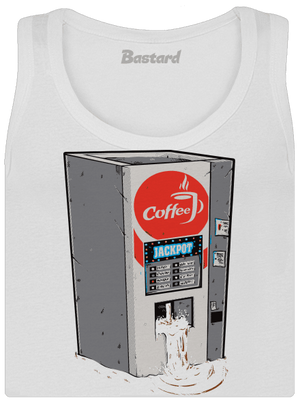 Jackpot dámske tielko klasické White