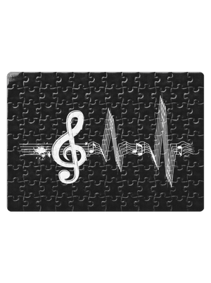 Žijem muzikou puzzle White