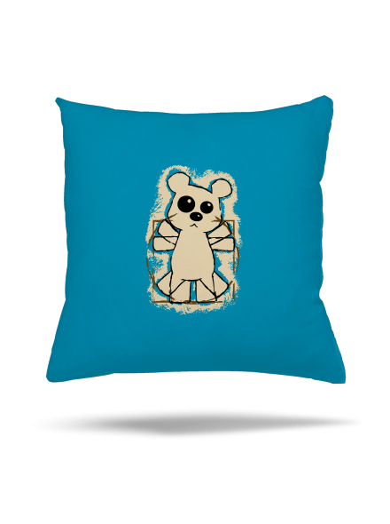 Da Vinci Teddy vankúš Blue Turquoise