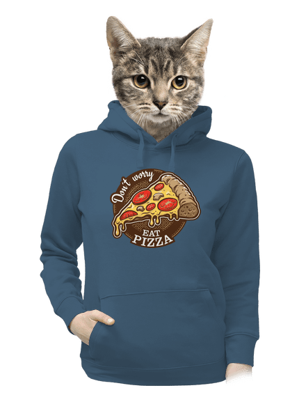 Pizza dámska mikina klokanka Denim