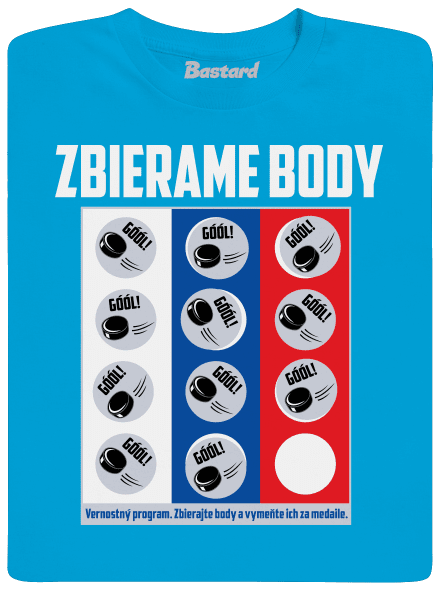 Zbierame body - hokej detské tričko Atoll