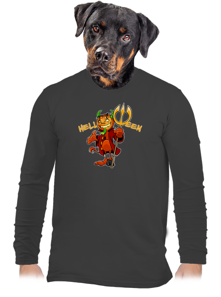 Helloween pánske dlhý rukáv Dark Grey