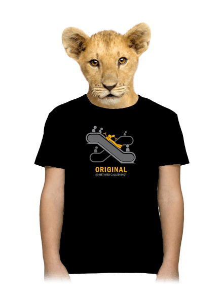 Originál detské tričko Black