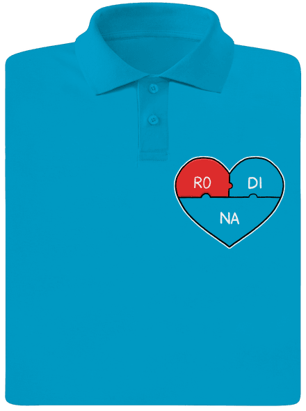 Rodinné puzzle pánska polokošeľa Blue Atol