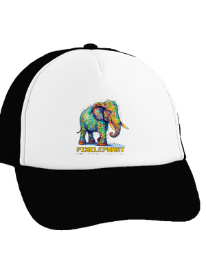 Pixelephant šiltovka truckerka Black cap
