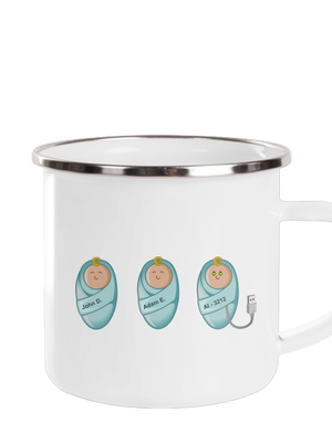 AI baby plecháčik White