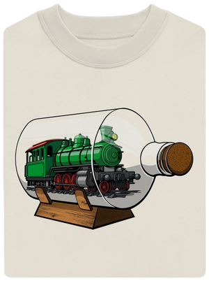 Lokomotíva vo fľaši unisex mikina bez kapucne Off White