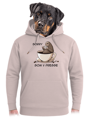 V presse unisex mikina premium Rose Chalk