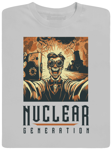 Nuclear generation pánske tričko Pacific Grey