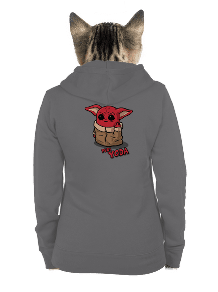 Peri Yoda dámska mikina na zips Steel Gray