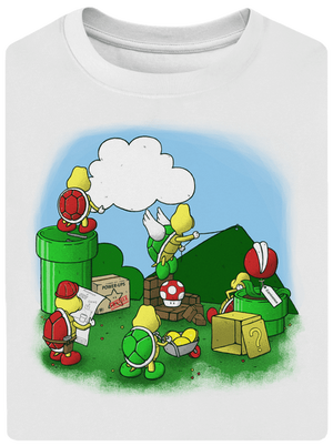 Ako sa stavia nový level? unisex tričko oversized White