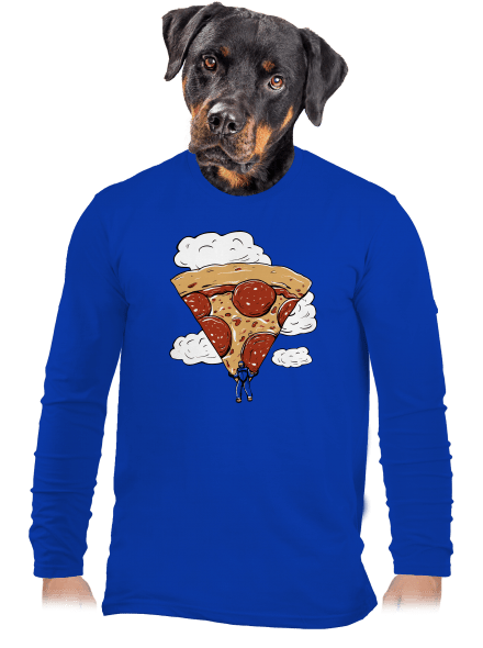 Pizzašutista pánske dlhý rukáv Royal Blue